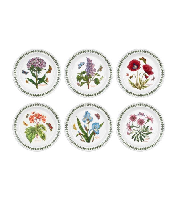 Botanic Garden Set of 6 Plates
